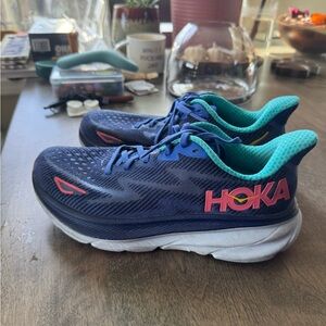 Hoka Clifton 9 athletic road running shoes
